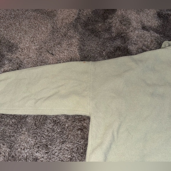 abercrombie sage green super soft polo sweater quarter button up - Picture 12 of 12